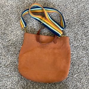 Madewell crossbody zip top transport tote